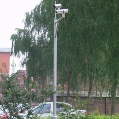 CCTV Camera Pole Telescopic Galvanized Steel Pole