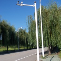 High Quality Galvanized Telescopic Cctv Camera Mast Pole